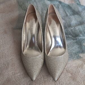 Nine west high heels sparkly